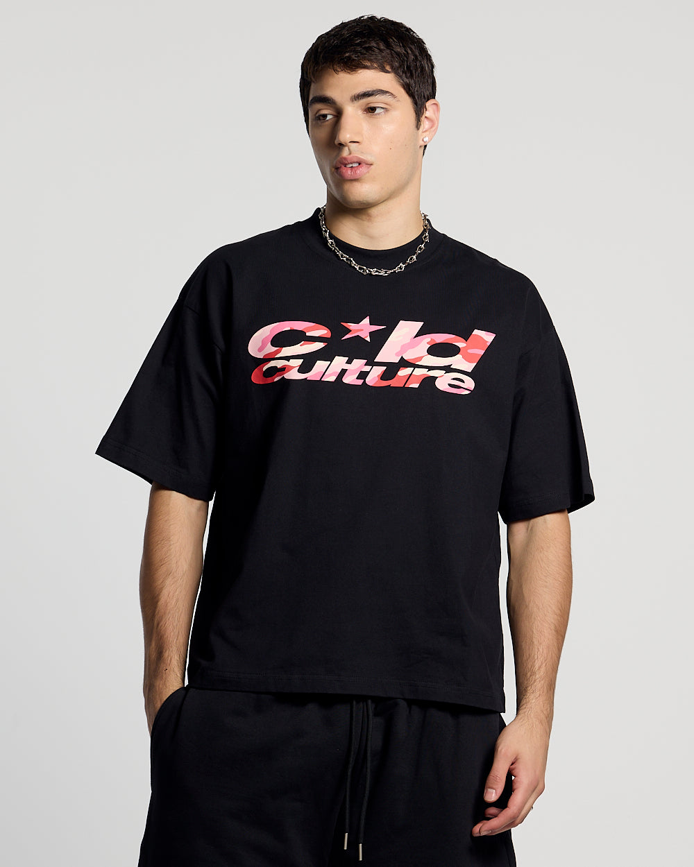 WILD CAMO TEE BLACK