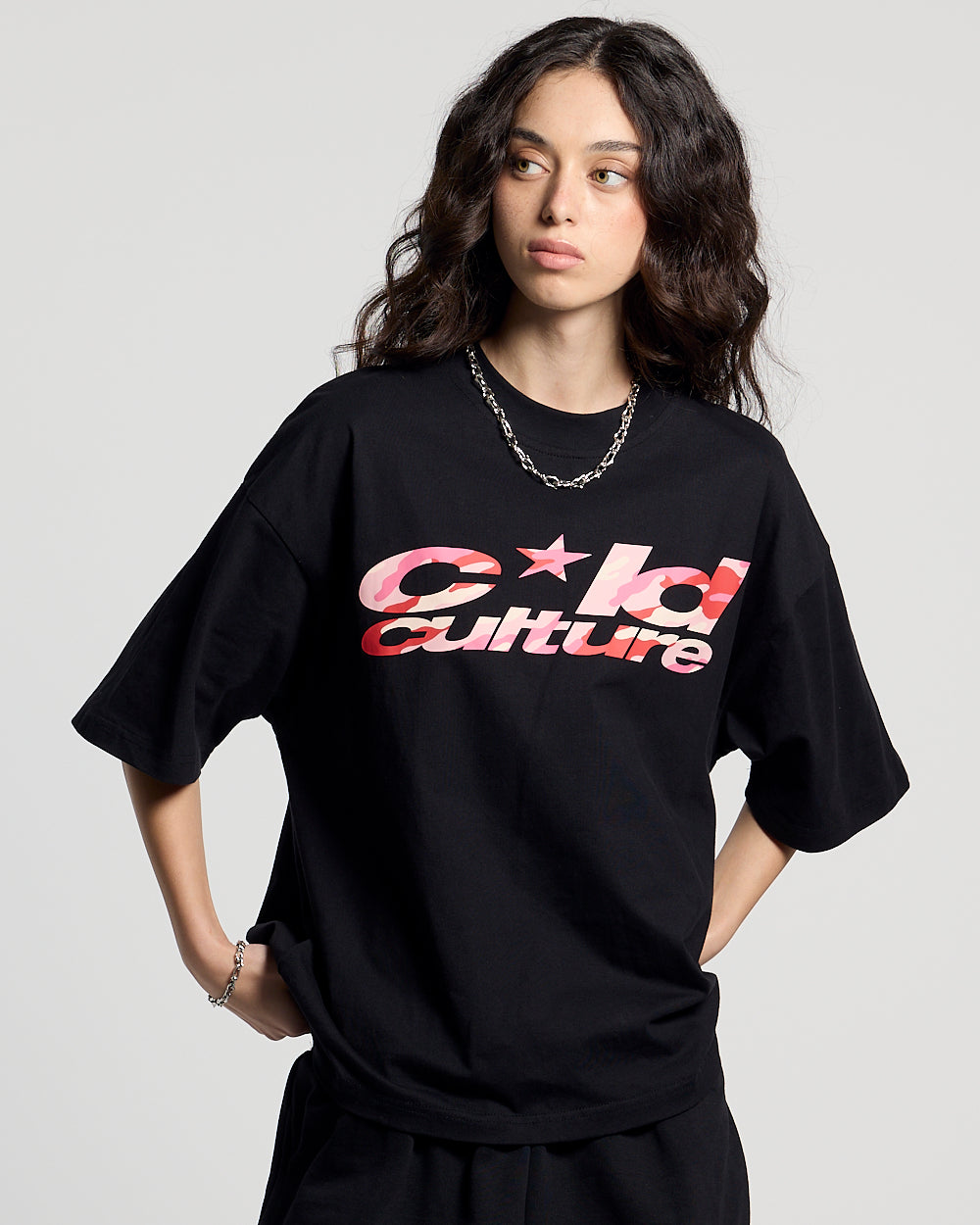 WILD CAMO TEE BLACK