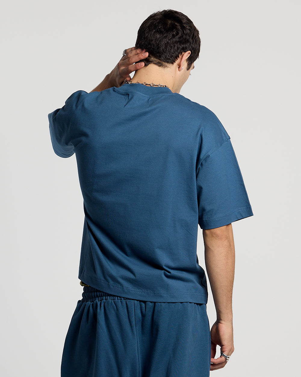 WILD SNAKE TEE NAVY BLUE