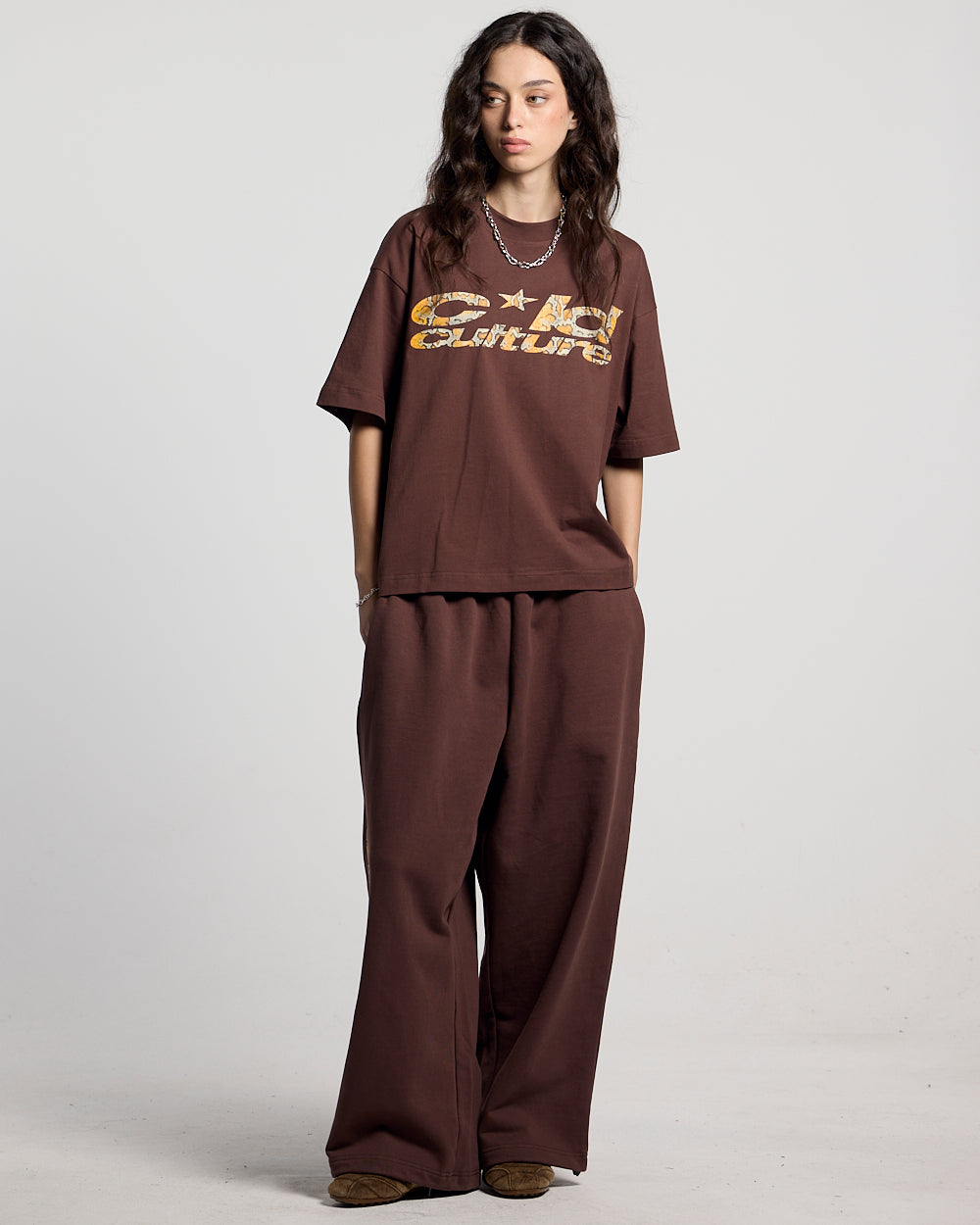 WILD SNAKE TEE BROWN