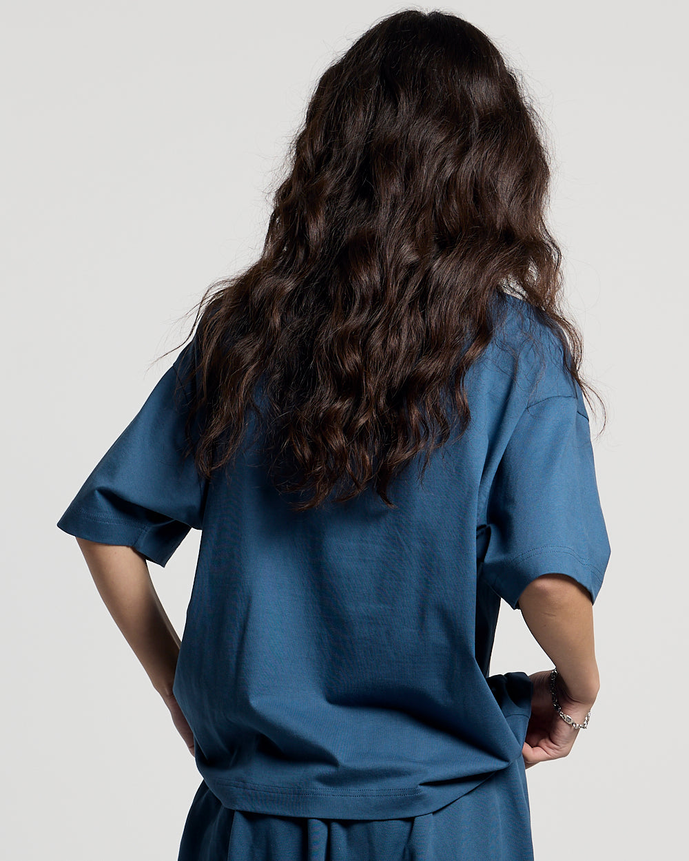 WILD SNAKE TEE NAVY BLUE