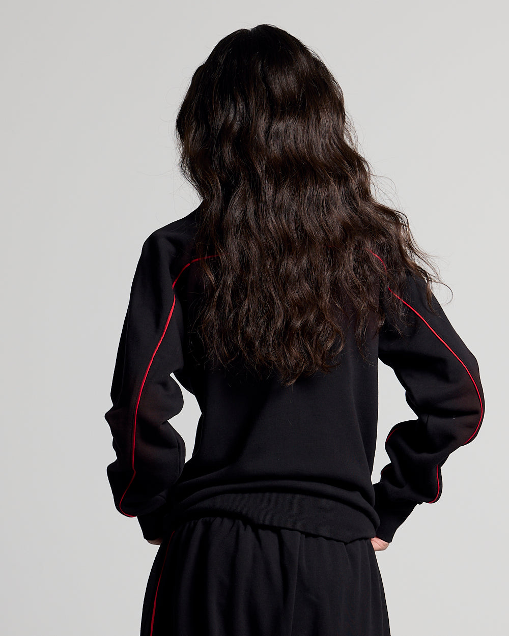 SAVAGE WASHED JACKET BLACK & RED