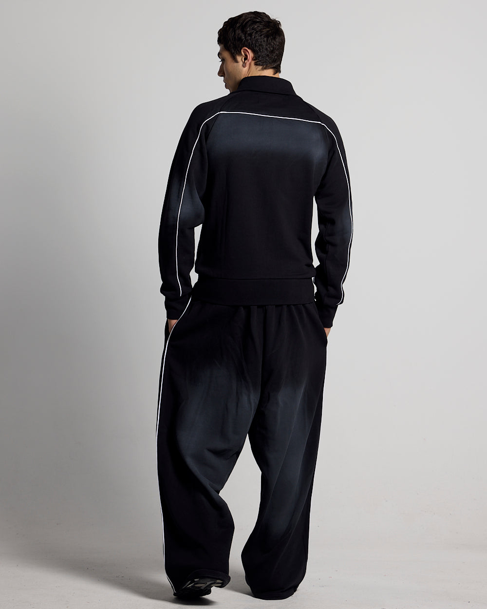 SAVAGE WASHED PANTS BLACK & WHITE