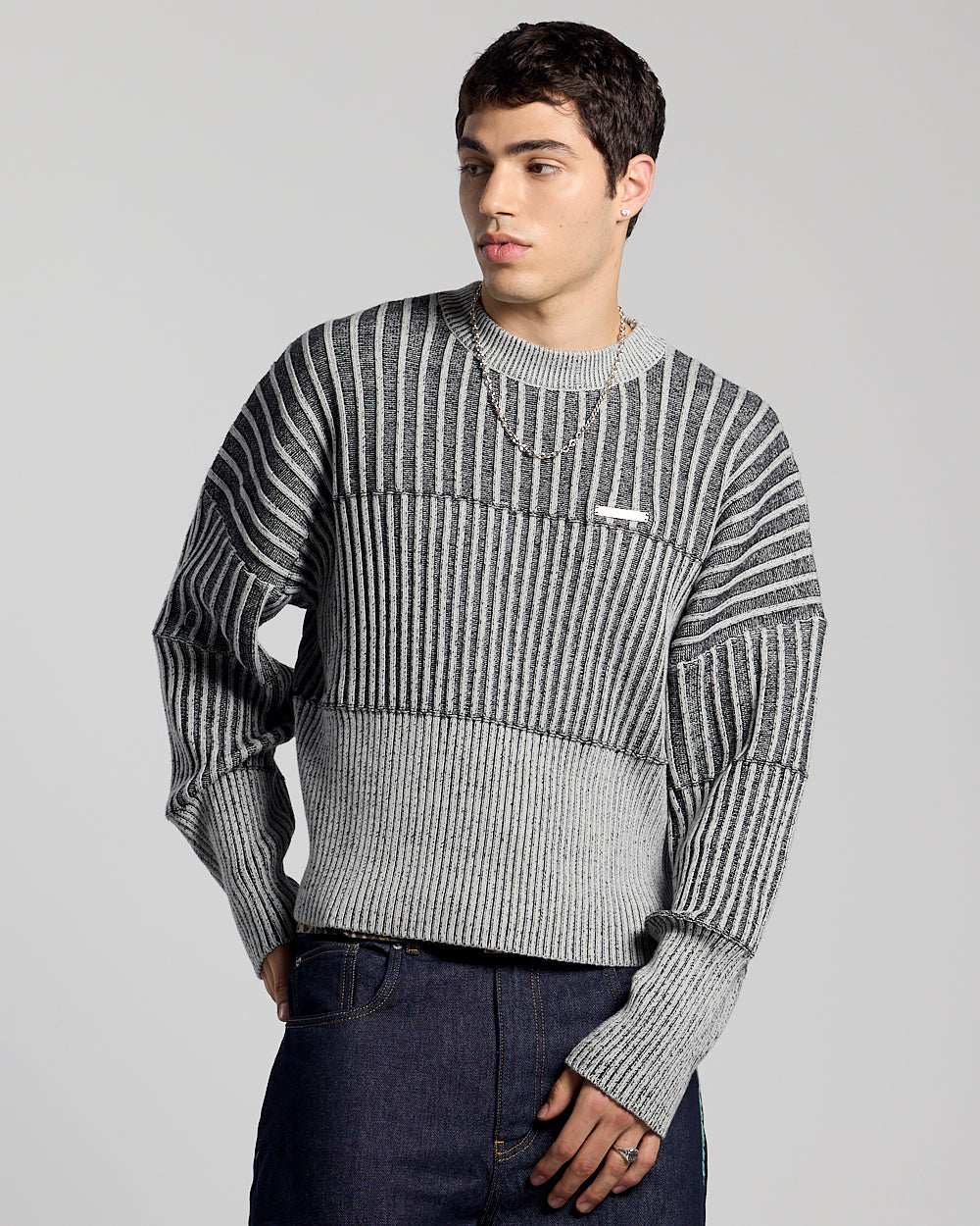 HYPERLINES KNIT BLACK & GREY