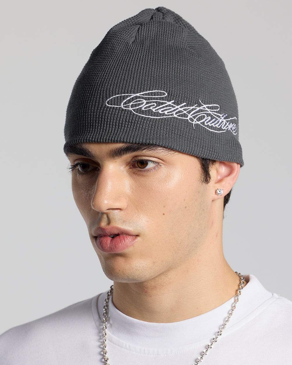 WAFFLE BEANIE BLACK