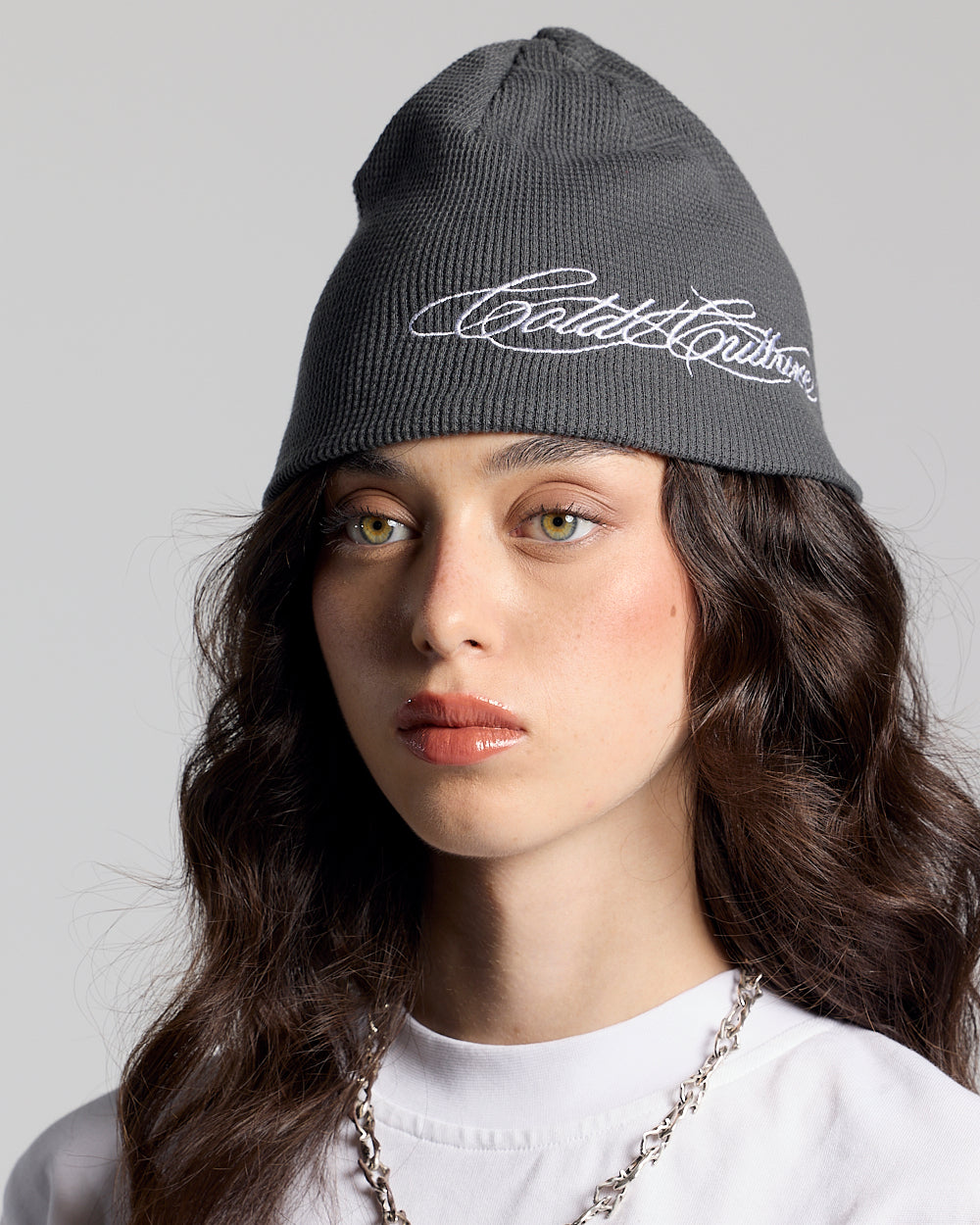WAFFLE BEANIE BLACK