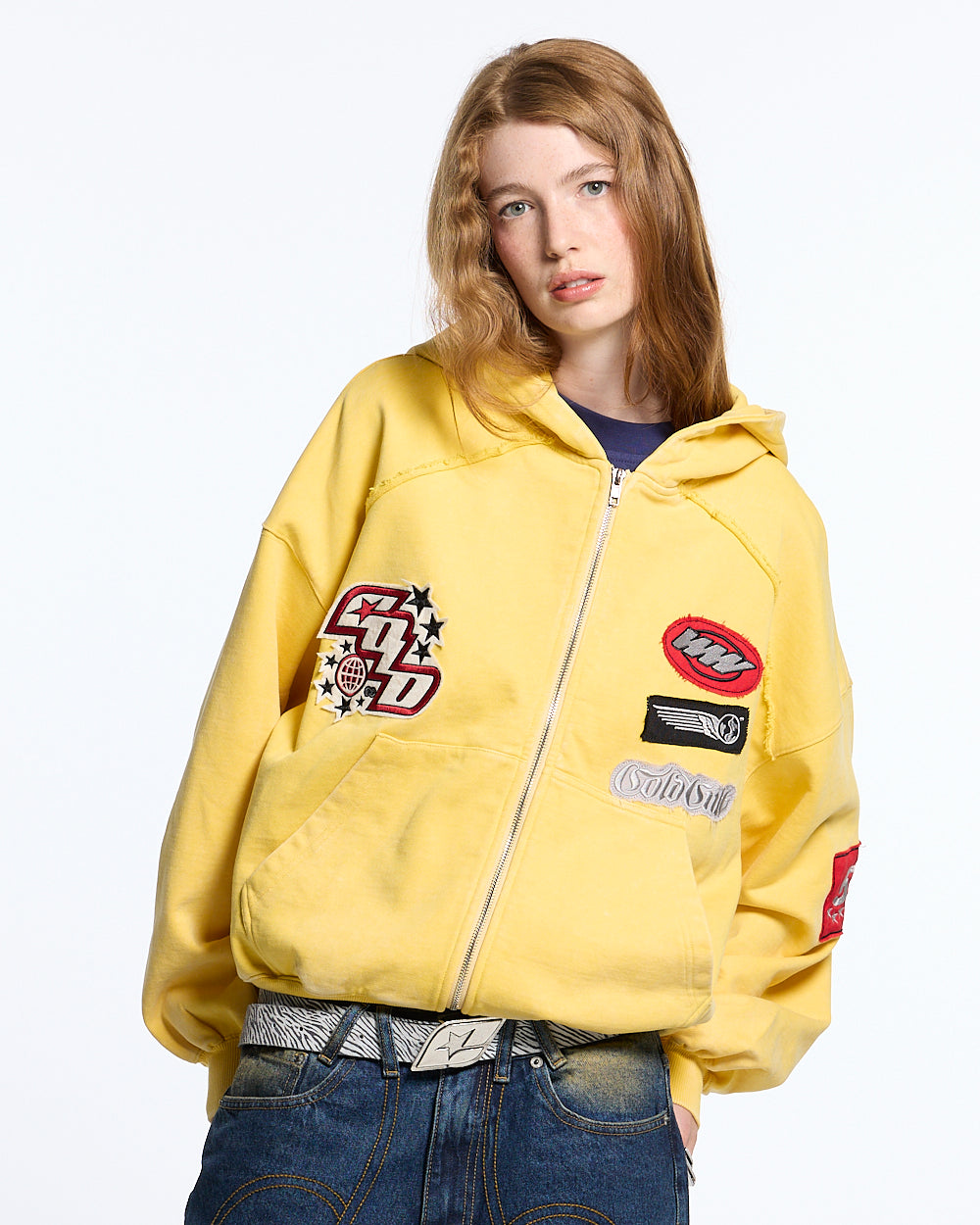 WALKER ZIP HOODIE YELLOW