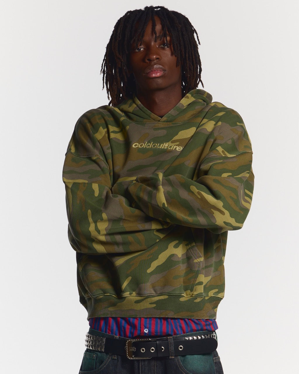 STRASS CAMO HOODIE