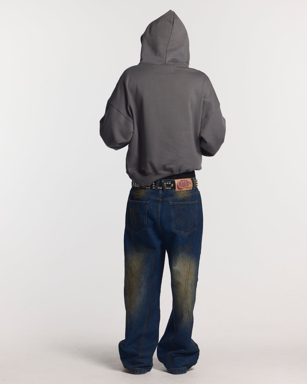 STARS HOODIE DUST GREY