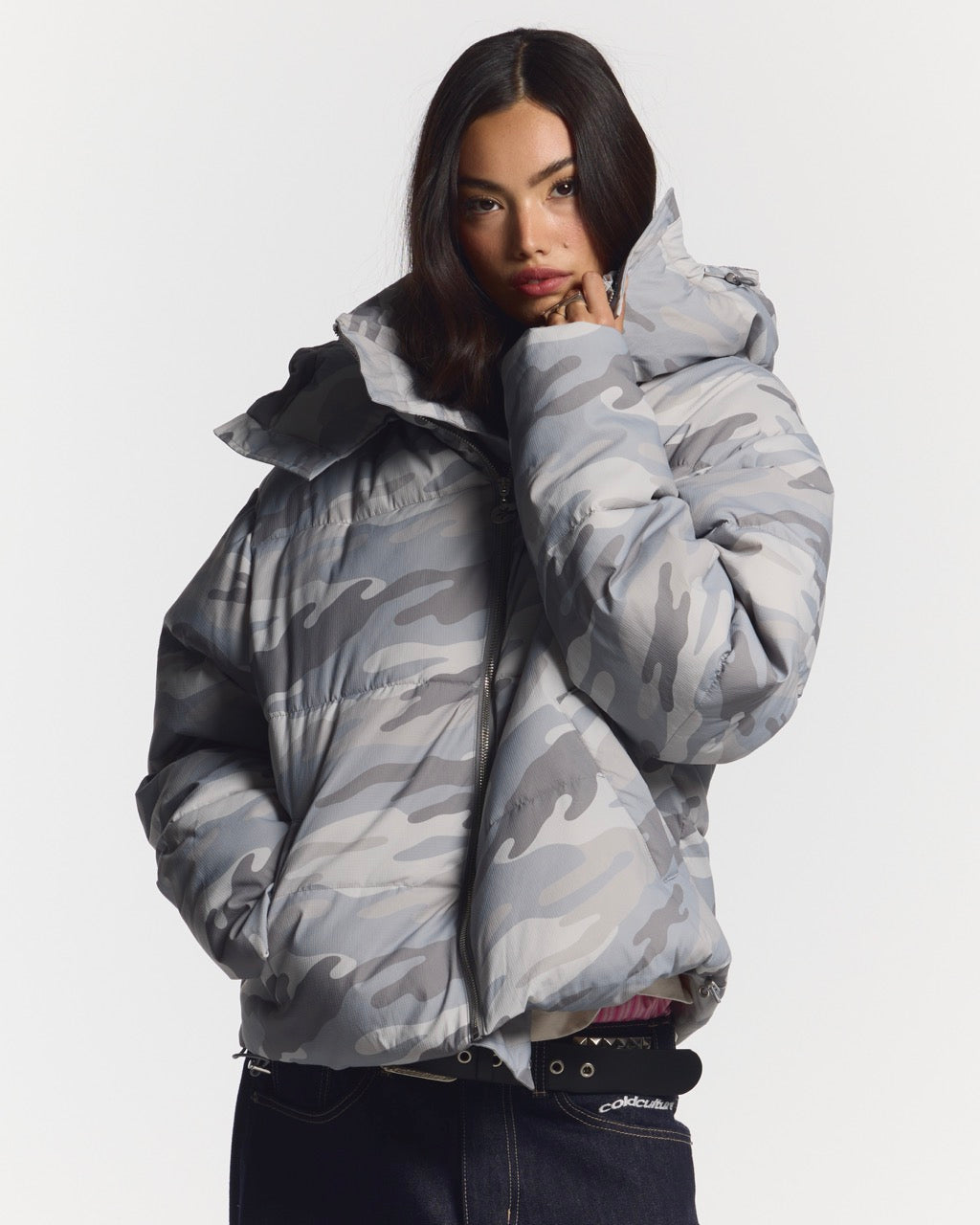 EVERYDAY PUFFER GRAY CAMO
