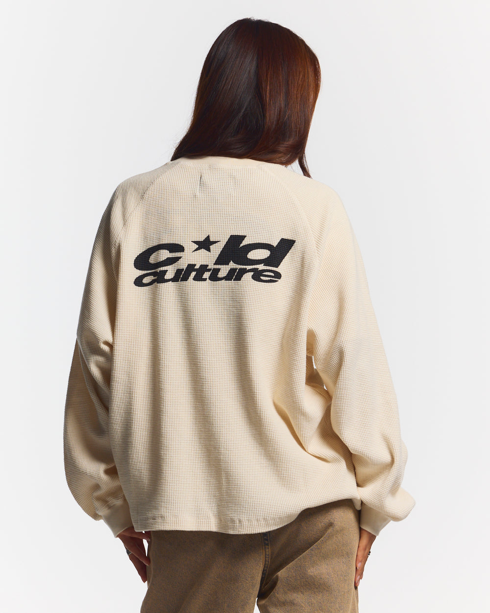 CAMO THERMAL LONGSLEEVE TEE WHITE