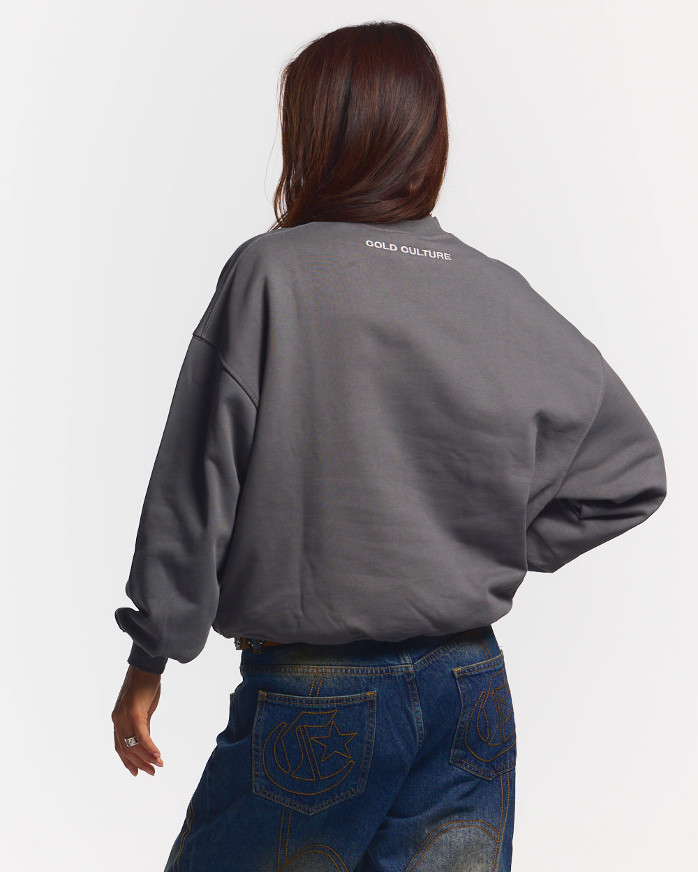 STARS CREWNECK DUST GREY