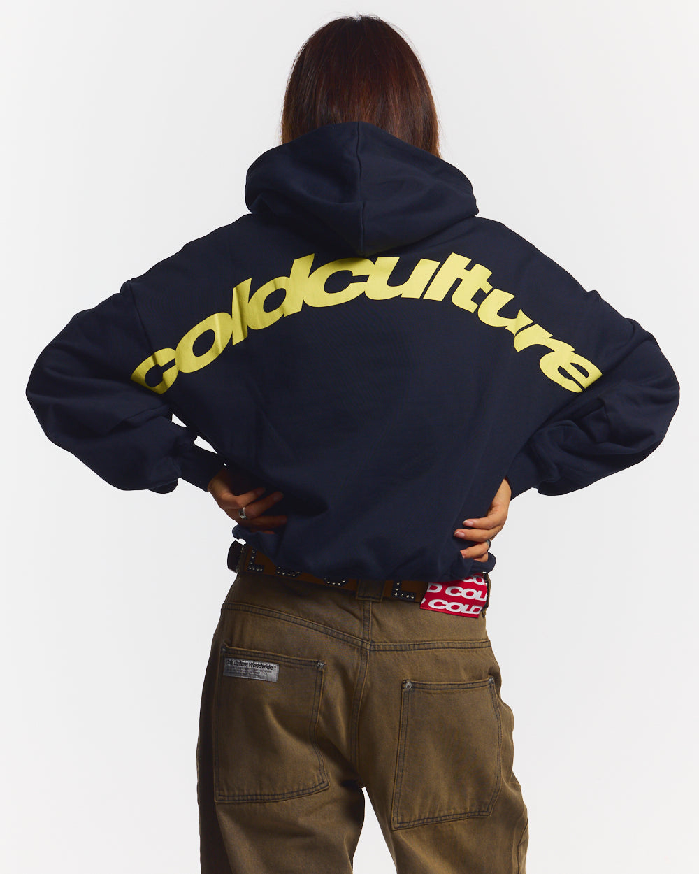 CURVED HOODIE MIDNIGHT BLUE