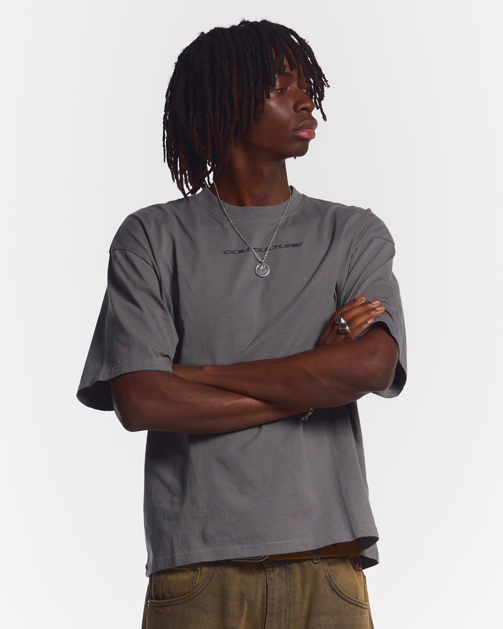 COSMOS ARC TEE SMOKEY GREY