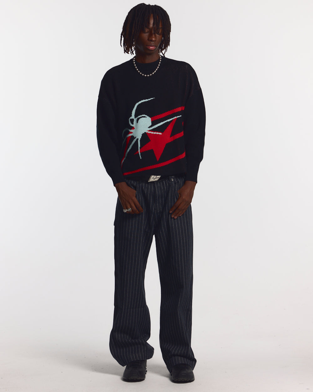 SPIDER KNIT BLACK