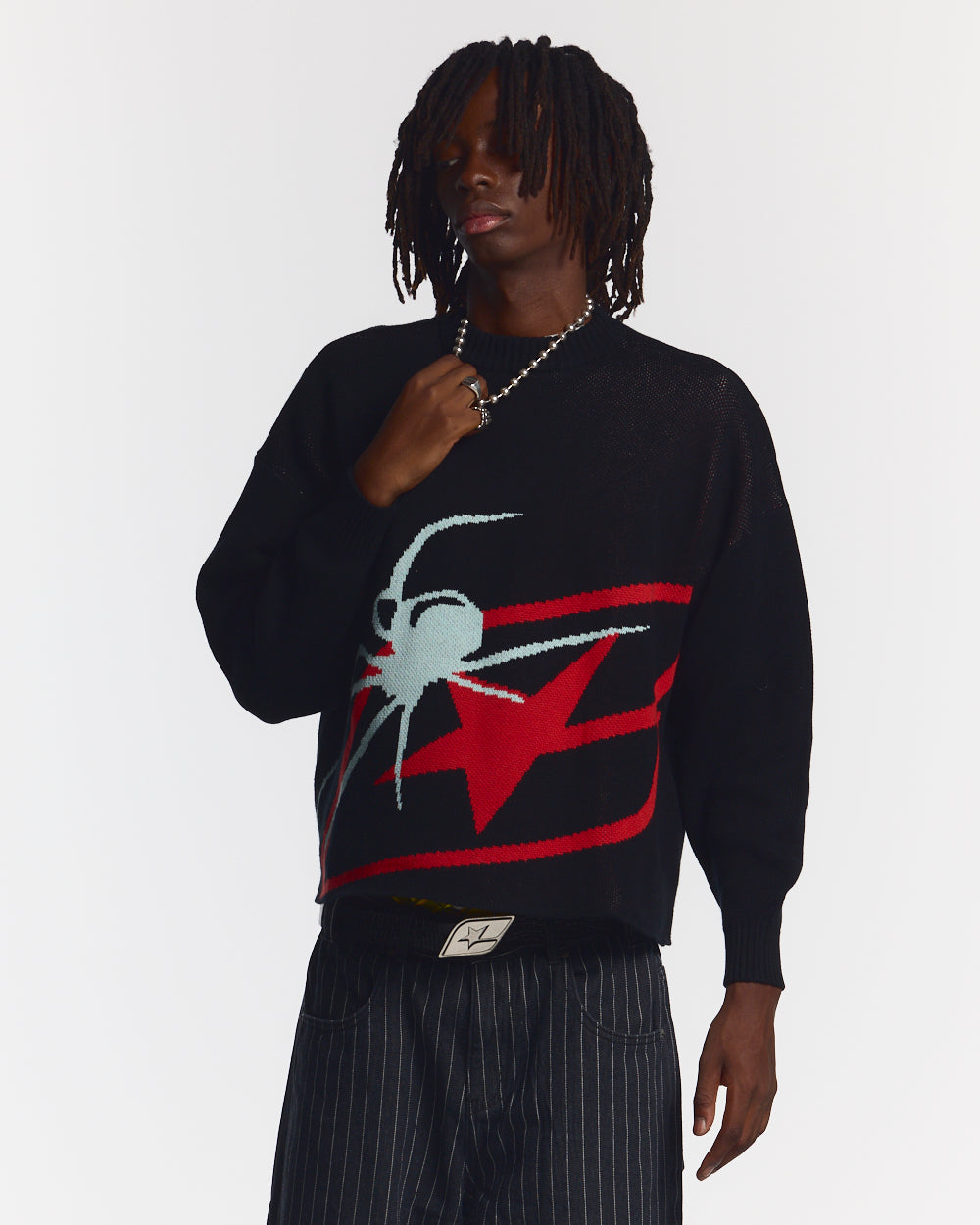 SPIDER KNIT BLACK