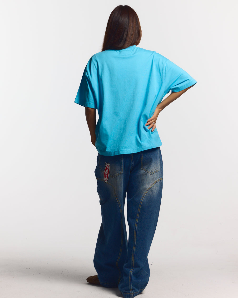 SPIDER TEE BLUE