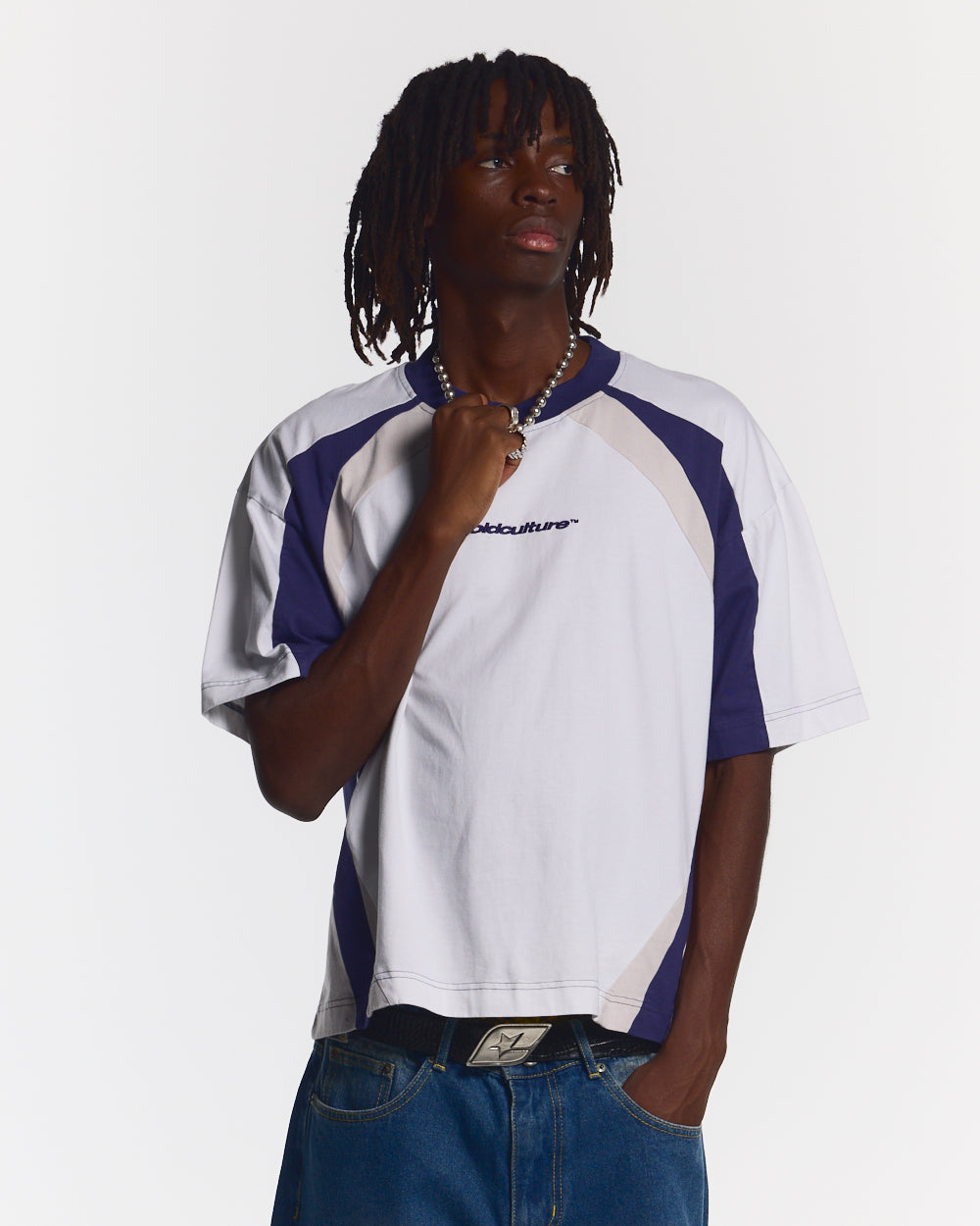 SPEED SPOKE TEE BLUE