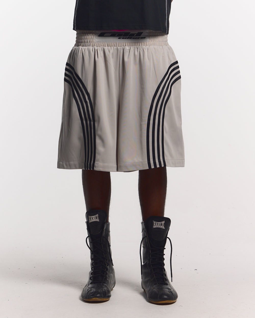 BOXING SHORTS SILVER