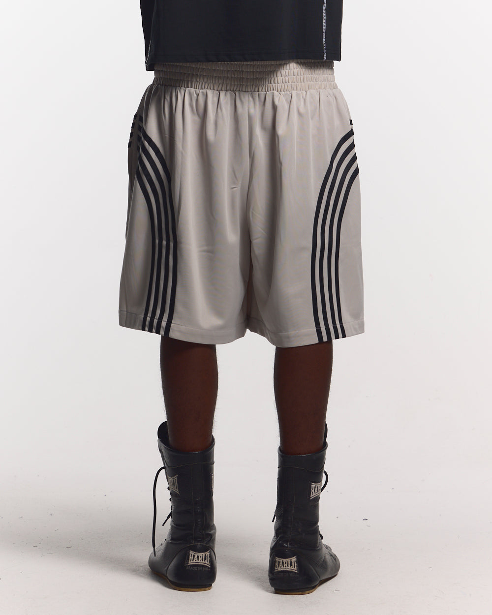 BOXING SHORTS SILVER