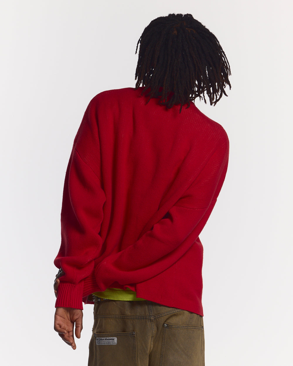 POISON KNIT RED AND SALMON