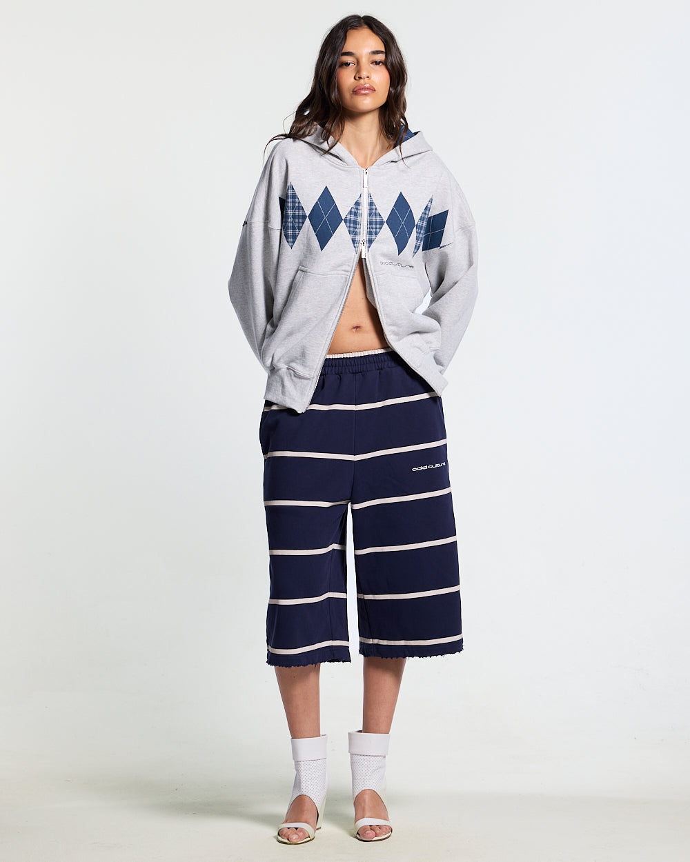 STALLION SHORT SWEATPANTS NAVY