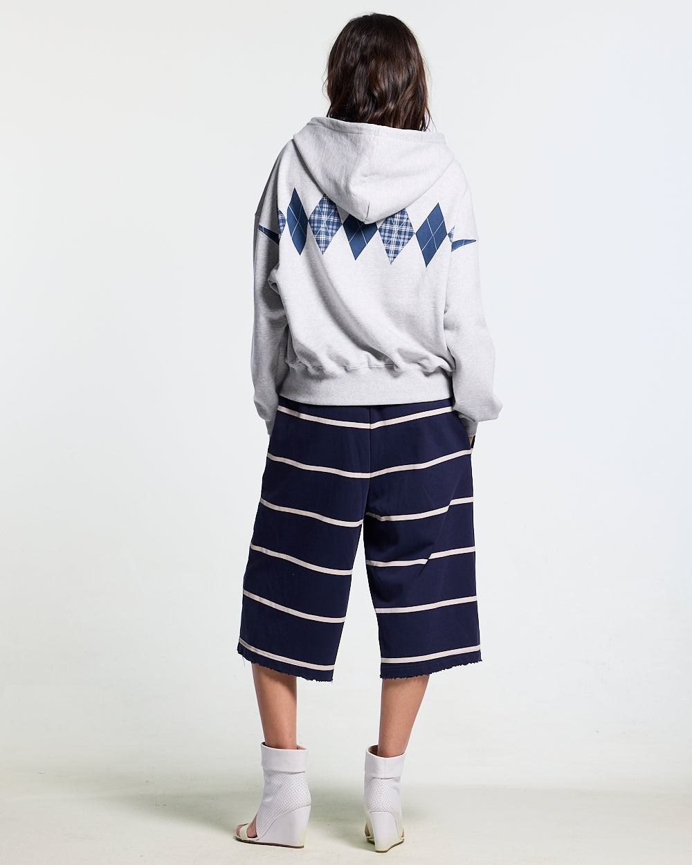 STALLION SHORT SWEATPANTS NAVY