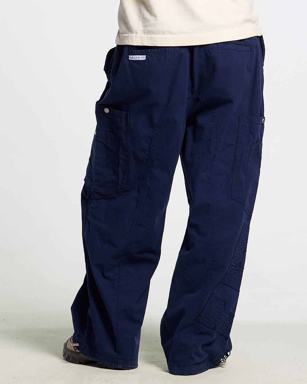 SOLID CARGO PANTS NAVY