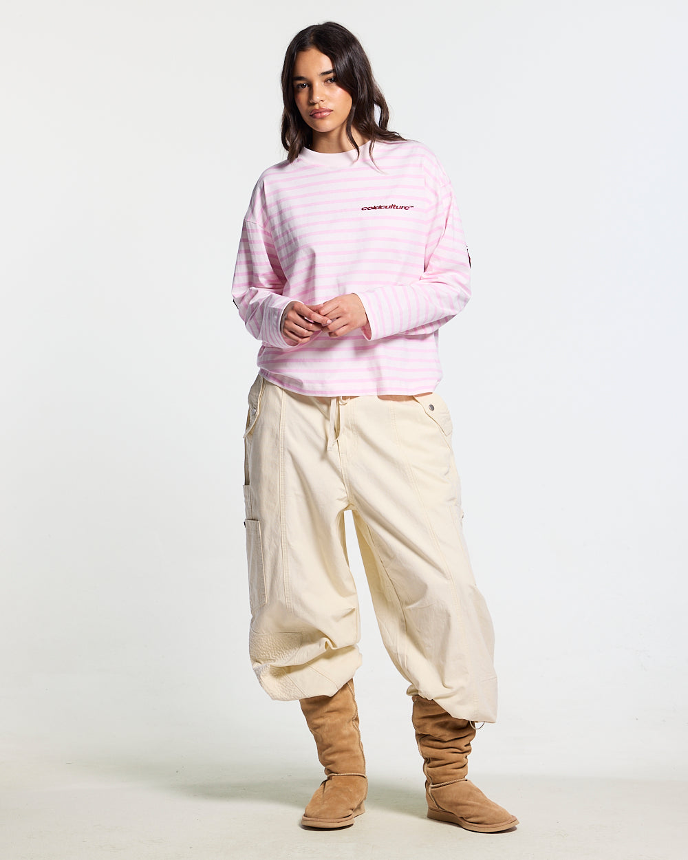 NORTH STARS LONGSLEEVE PINK
