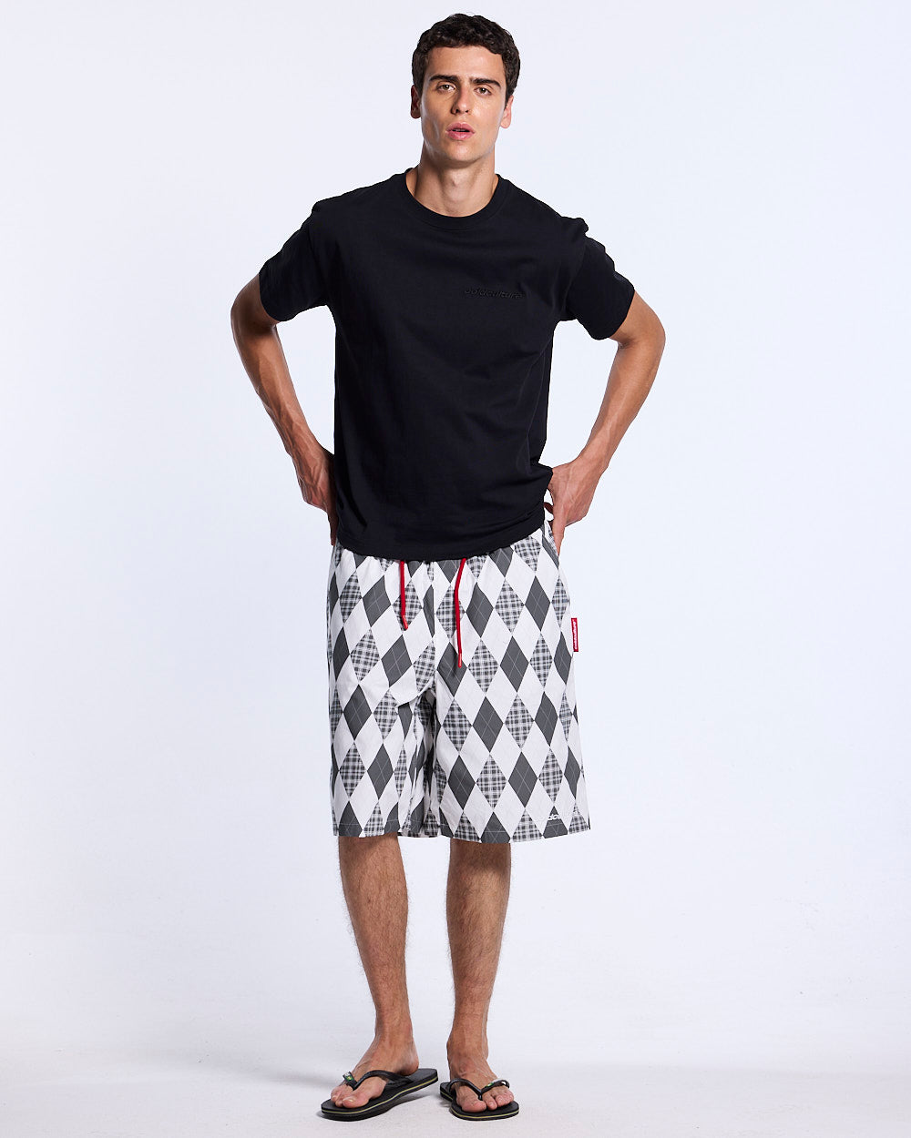 PREPPY SWIMSHORTS WHITE
