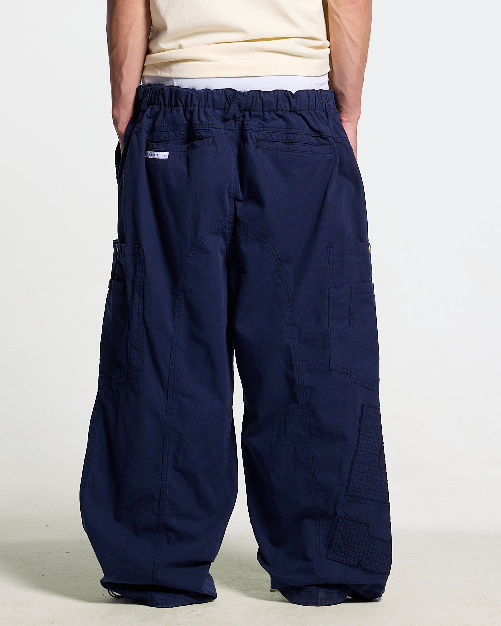 SOLID CARGO PANTS NAVY