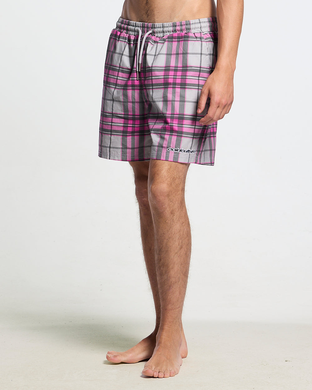 GRID SWIMSHORTS PINK