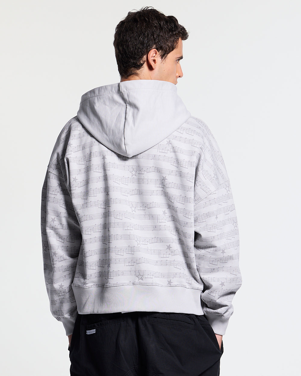 BEAT IT ZIP HOODIE GREY