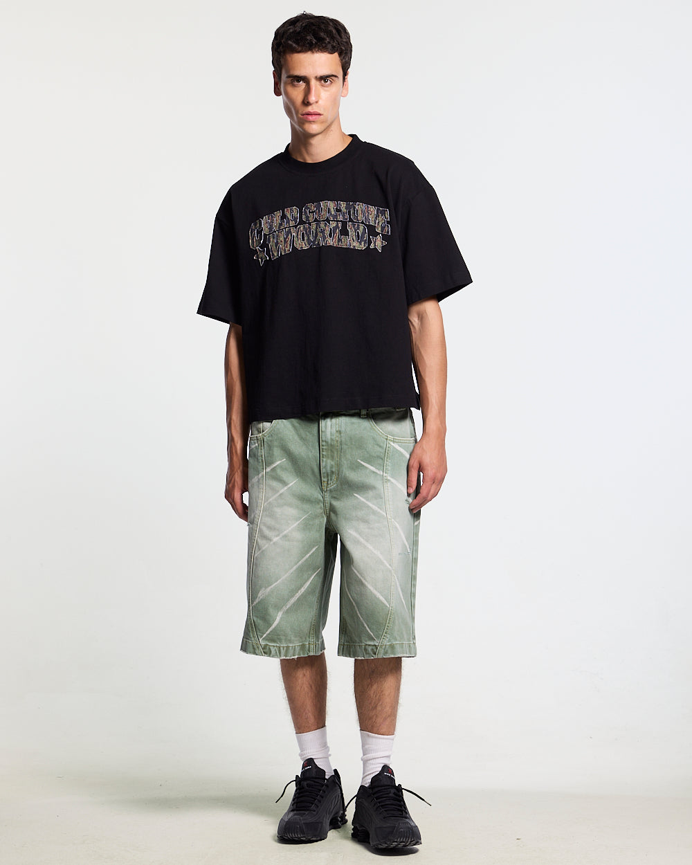 MUSIC RYTHIM SHORTS GREEN