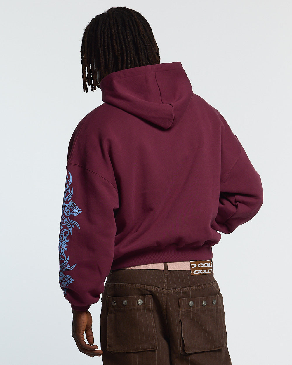 TRIBAL HOODIE BURGUNDY