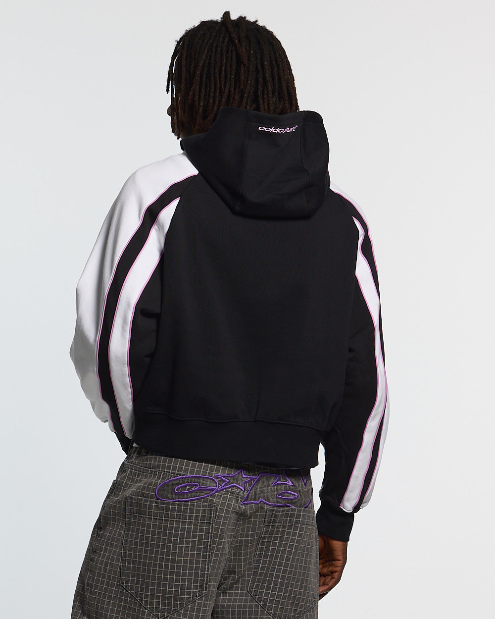 TEASE ME ZIP HOODIE BLACK & GREY