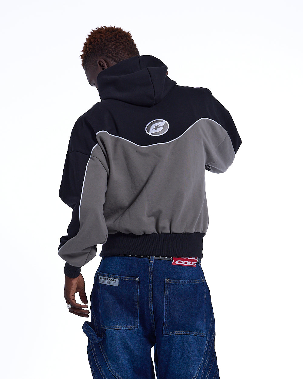 NO RISK ZIP HOODIE BLACK