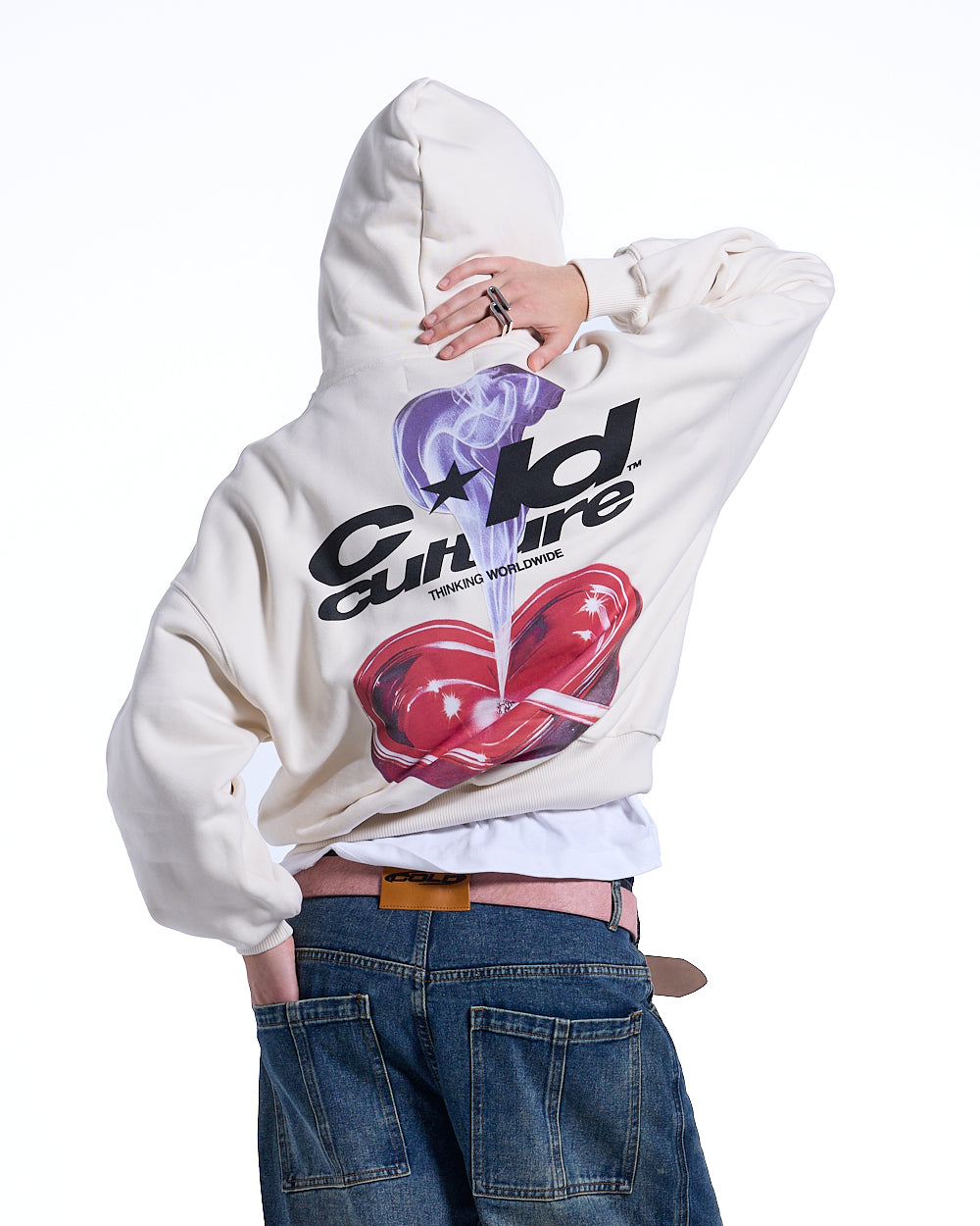 HEART ASHTRAY HOODIE GREY