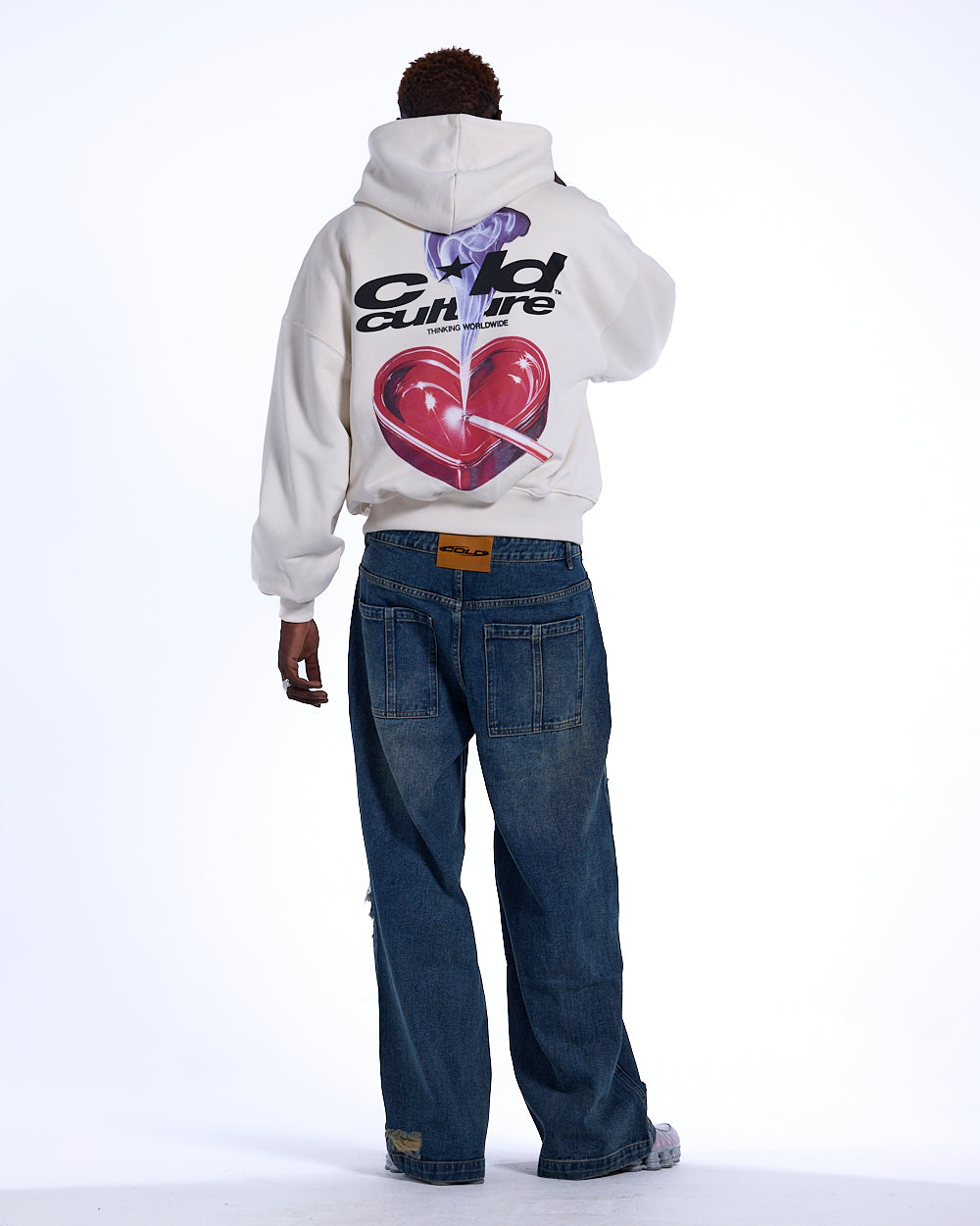 HEART ASHTRAY HOODIE GREY