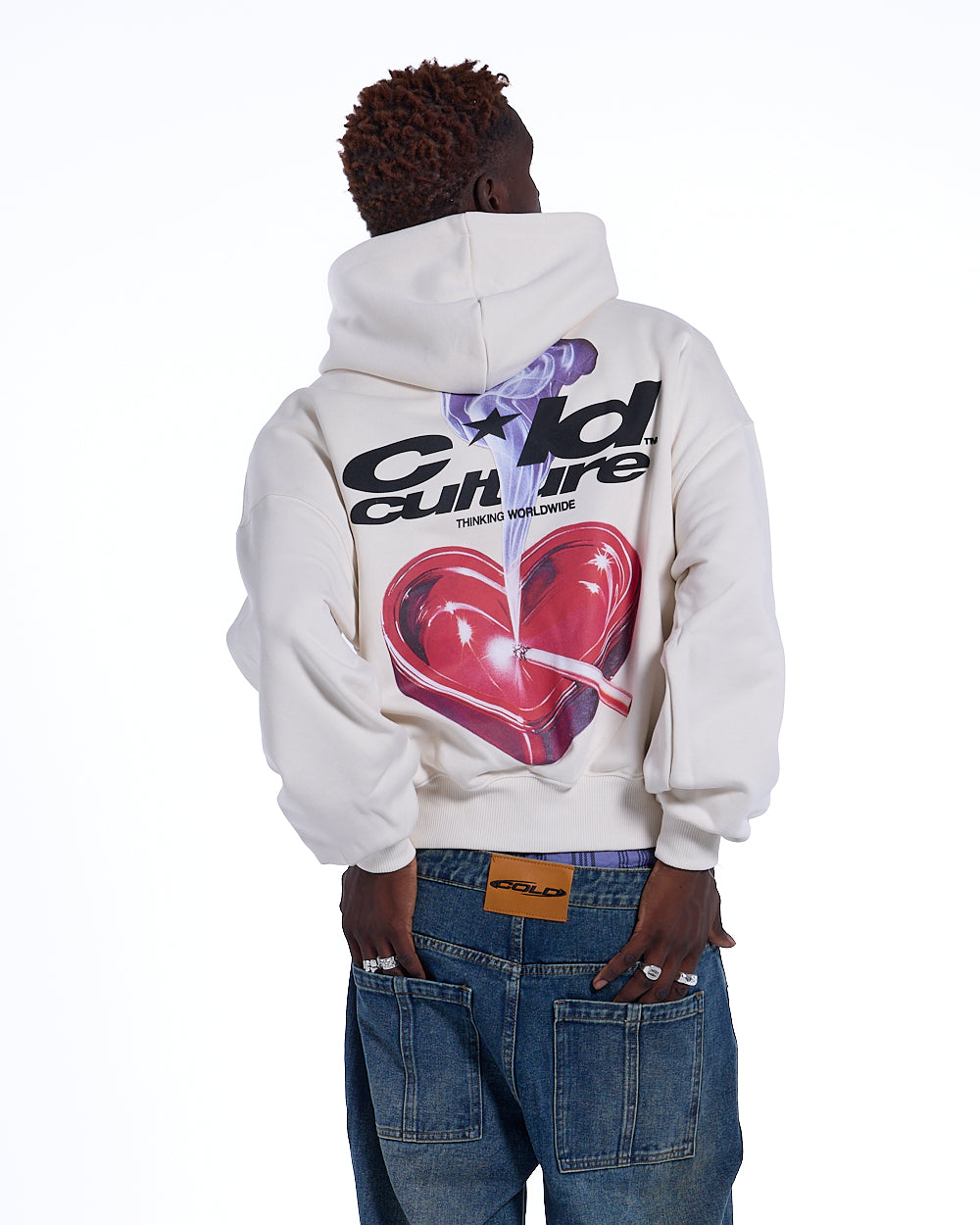 HEART ASHTRAY HOODIE GREY
