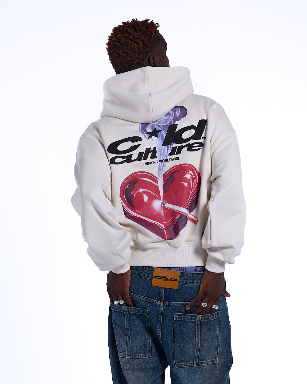HEART ASHTRAY HOODIE GREY