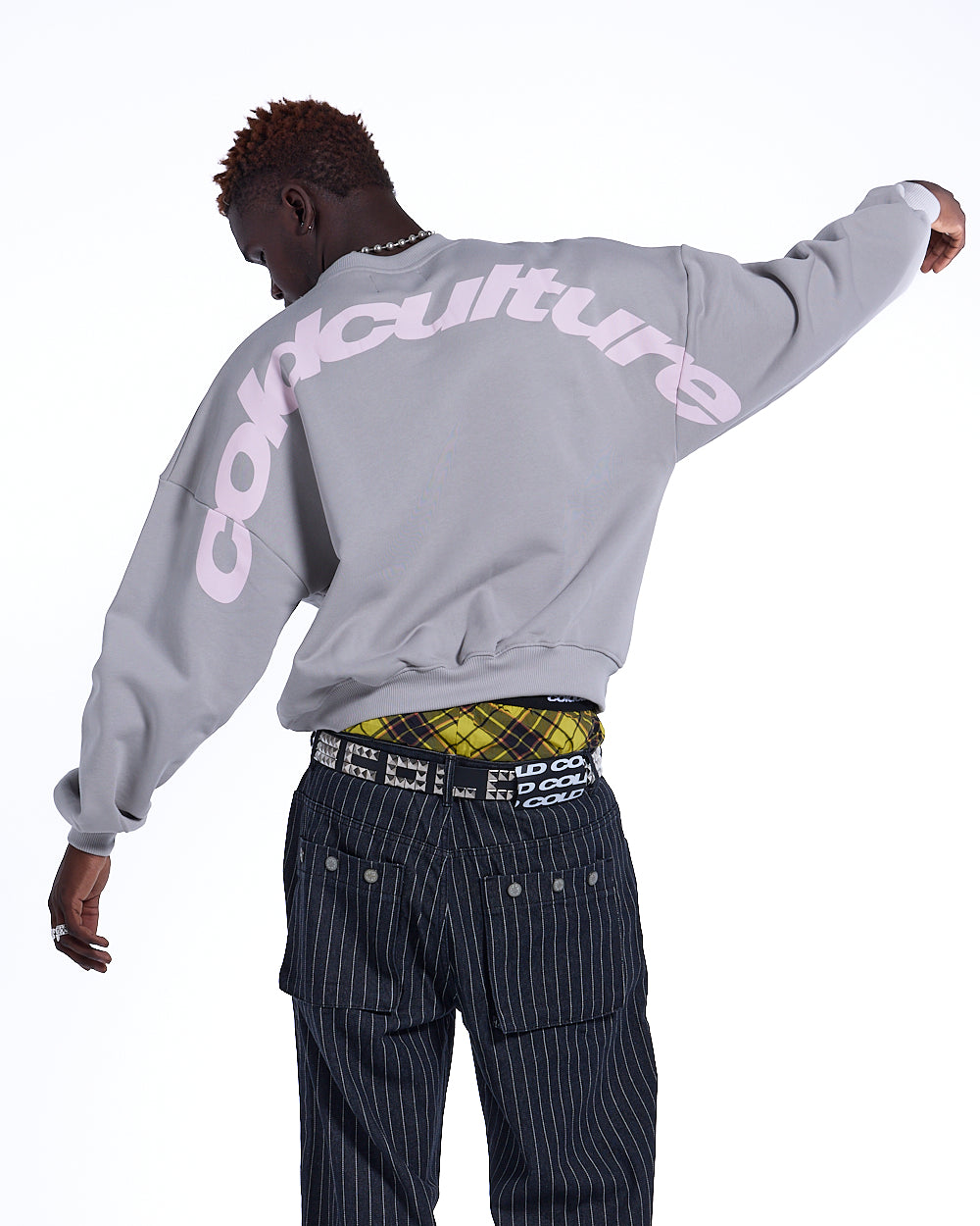 CURVED CREWNECK GREY
