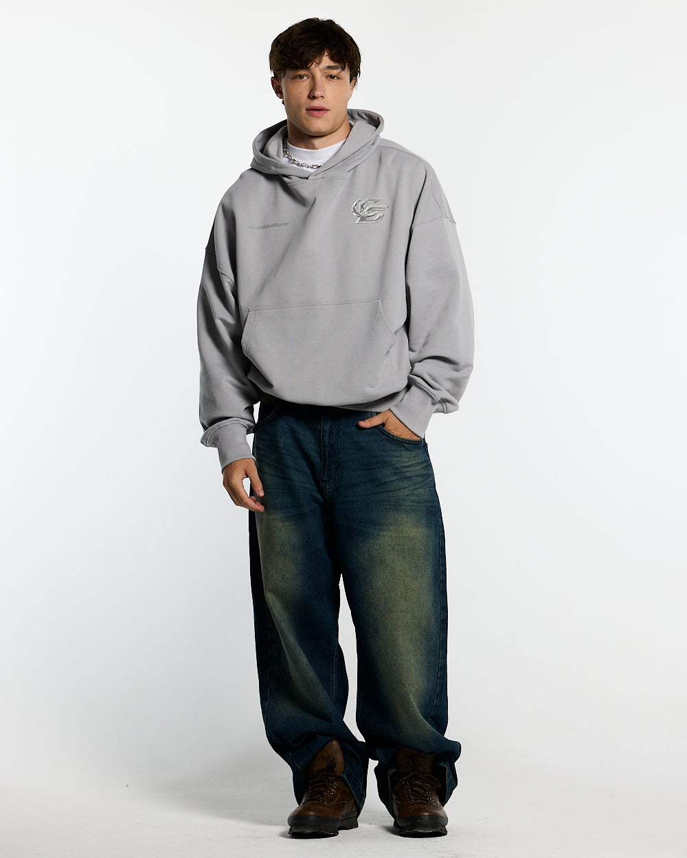 HYPERCHROME HOODIE PEARL GREY