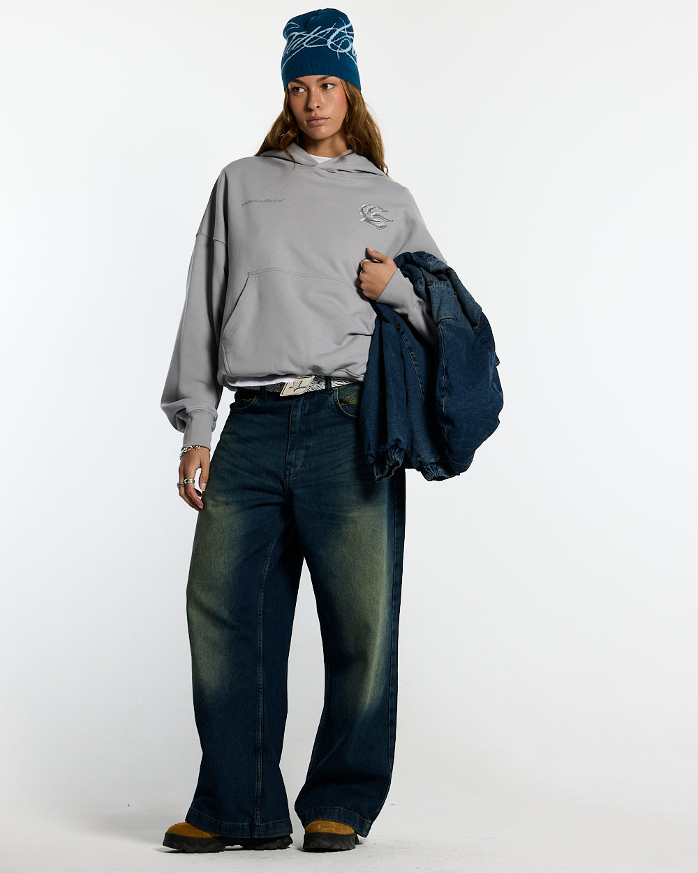 HYPERCHROME HOODIE PEARL GREY
