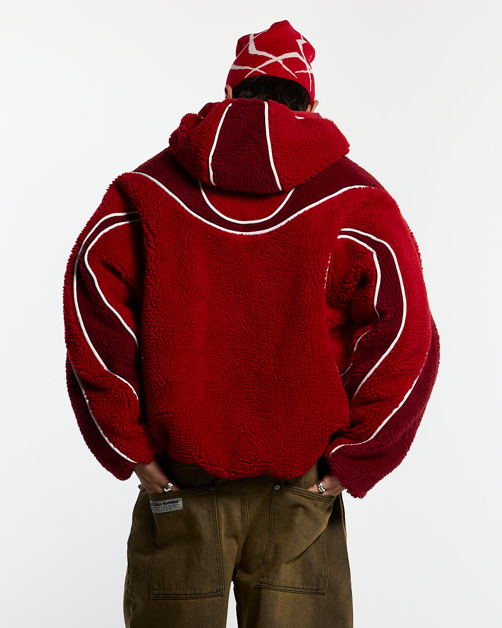 TAKE OFF FLEECE RED