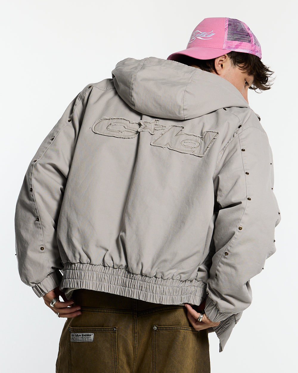 MIKE HOODED JACKET GREY