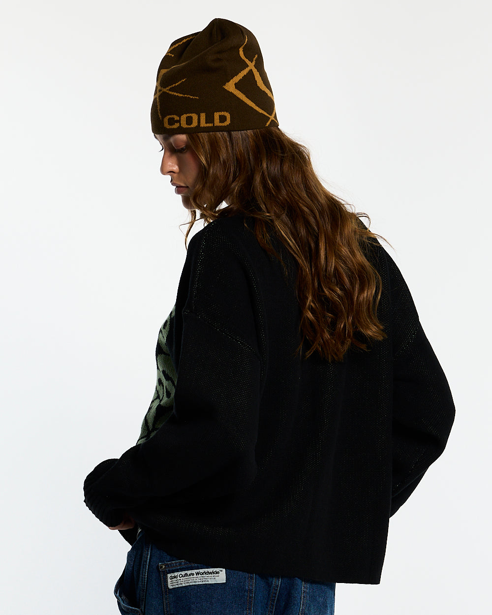 POISON KNIT BLACK AND GREEN