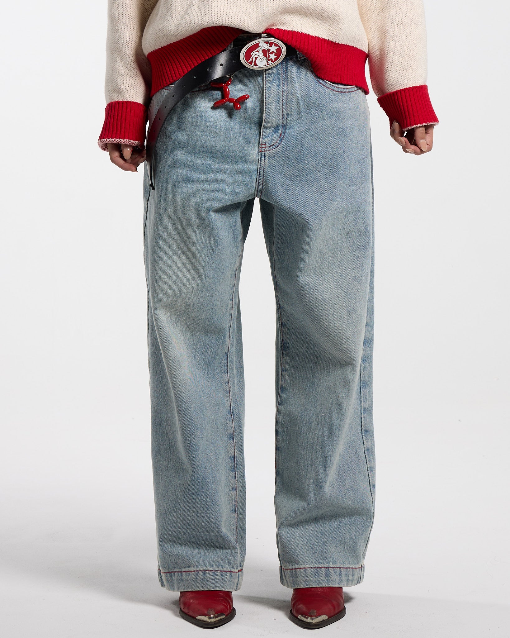 COWBOY V1 PANTS BLUE DENIM