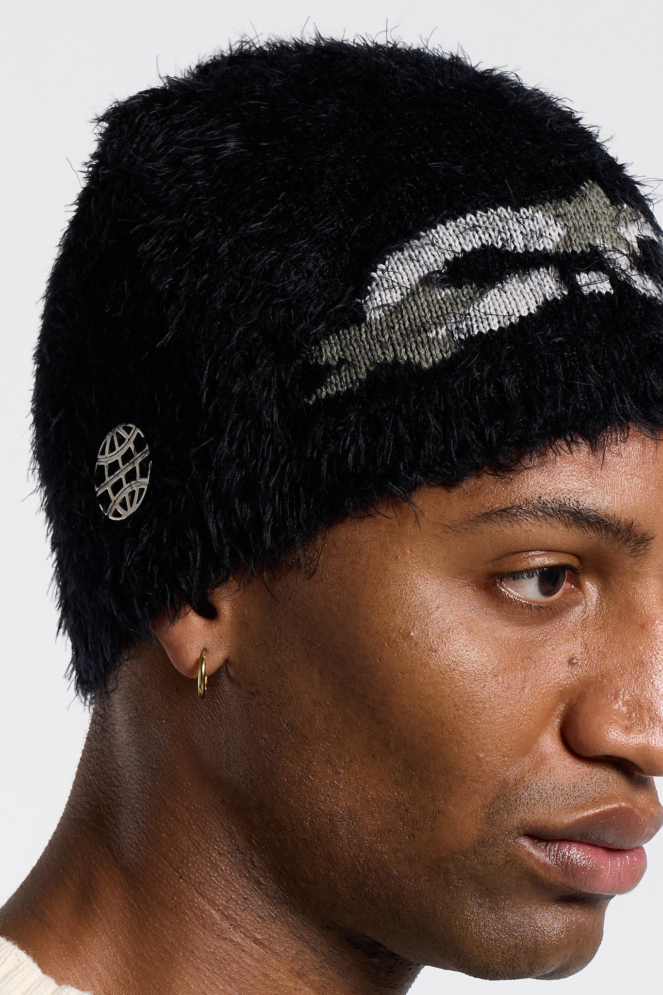 STARS BOW BEANIE BLACK