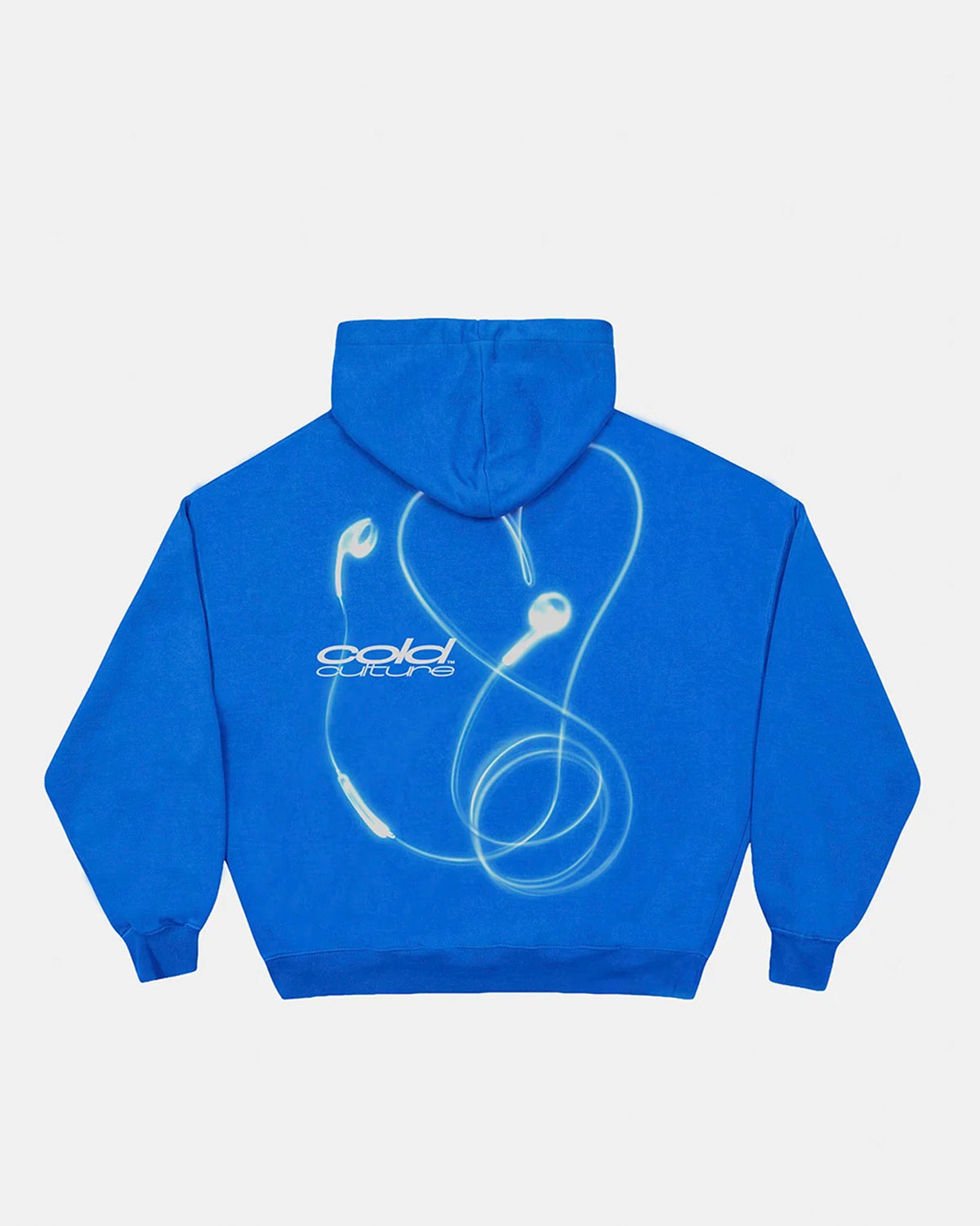 LOVEPODS HOODIE BLUE - Cold Culture #packshot